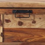 Vidaxl armoire  chaussures 120 x 35 x 40 cm bois massif de sesham