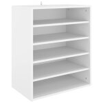 Vidaxl armoire � chaussures blanc 60x35x70 cm agglom�r�