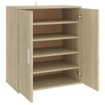 Vidaxl armoire  chaussures chne sonoma 60x35x70 cm agglomr