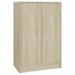Vidaxl armoire  chaussures chne sonoma 60x35x92 cm agglomr