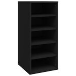 Vidaxl armoire � chaussures noir 31, 5x35x70 cm agglom�r�