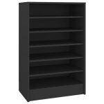 Vidaxl armoire � chaussures noir 60x35x92 cm agglom�r�