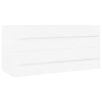 Vidaxl armoire d'vier blanc 100x38, 5x48 cm agglomr