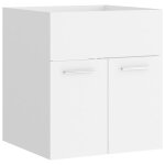 Vidaxl armoire d'vier blanc 41x38, 5x46 cm agglomr