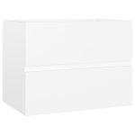 Vidaxl armoire d'vier blanc 60x38, 5x45 cm agglomr