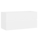 Vidaxl armoire d'évier blanc 90x38, 5x45 cm aggloméré Vidaxl armoire d'évier blanc 90x38, 5x45 cm aggloméré