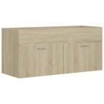 Vidaxl armoire d'vier chne sonoma 100x38, 5x46 cm agglomr