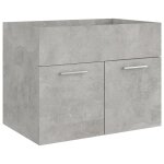 Vidaxl armoire d'�vier gris b�ton 60x38, 5x46 cm agglom�r�