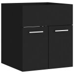 Vidaxl armoire d'vier noir 41x38, 5x46 cm agglomr
