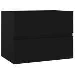 Vidaxl armoire d'�vier noir 60x38, 5x45 cm agglom�r�