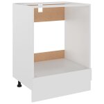 Vidaxl armoire  four blanc 60x46x81, 5 cm agglomr