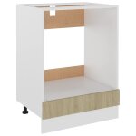 Vidaxl armoire  four chne sonoma 60x46x81, 5 cm agglomr