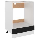 Vidaxl armoire  four noir 60x46x81, 5 cm agglomr
