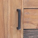 Vidaxl armoire latrale 140 x 30 x 75 cm teck solide