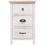 Vidaxl armoire latrale 35 x 25 x 57 cm bois de paulownia