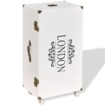 Vidaxl armoire latrale 40 x 30, 5 x 81 cm blanc