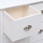 Vidaxl armoire latérale et 6 tiroirs blanc 60x30x75 cm bois paulownia Vidaxl armoire latérale et 6 tiroirs blanc 60x30x75 cm bois paulownia