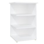 Vidaxl armoire latrale blanc 35x35x55 cm agglomr