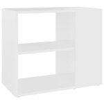 Vidaxl armoire latrale blanc 60x30x50 cm agglomr