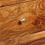 Vidaxl armoire latrale bois de sesham massif 60 x 35 x 76 cm