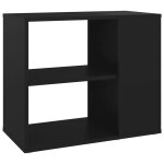 Vidaxl armoire latrale noir 60x30x50 cm agglomr