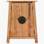 Vidaxl armoire latrale de salle de bain pin recycl massif 59x32x80cm
