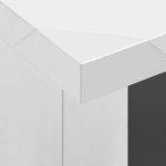 Vidaxl armoire murale de cuisine 120x40x50 cm acier inoxydable