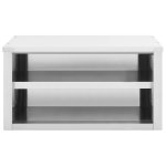 Vidaxl armoire murale de cuisine 90x40x50 cm acier inoxydable