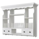 Vidaxl armoire murale de cuisine bois blanc