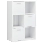 Vidaxl armoire de rangement blanc brillant 60x29, 5x90 cm aggloméré Vidaxl armoire de rangement blanc brillant 60x29, 5x90 cm aggloméré