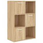 Vidaxl armoire de rangement chne sonoma 60x29, 5x90 cm agglomr
