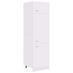 Vidaxl armoire de r�frig�rateur blanc 60x57x207 cm agglom�r�