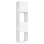 Vidaxl armoire rotative blanc 34, 5x34, 5x75, 5 cm agglomr