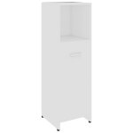 Vidaxl armoire de salle de bain blanc 30x30x95 cm agglomr