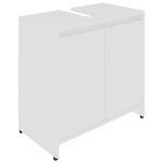 Vidaxl armoire de salle de bain blanc 60x33x61 cm agglomr