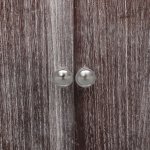 Vidaxl armoire de salle de bain blanc et marron 46x24x116 cm paulownia