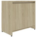 Vidaxl armoire de salle de bain ch�ne sonoma 60x33x61 cm agglom�r�