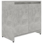 Vidaxl armoire de salle de bain gris b�ton 60x33x61 cm agglom�r�