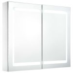 Vidaxl armoire de salle de bain  miroir led 80x12, 2x68 cm