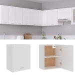 Vidaxl armoire suspendue blanc 50x31x60 cm agglomr