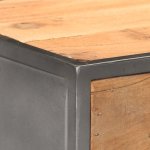 Vidaxl armoire � tiroirs 45 x 30 x 100 cm bois de r�cup�ration massif