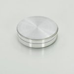 Vidaxl assiette de service rotative transparent 60 cm verre tremp