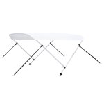 Vidaxl auvent bimini � 2 arceaux blanc 180x150x110 cm