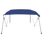 Vidaxl auvent bimini  4 arceaux bleu 243x210x137 cm