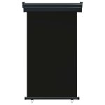 Vidaxl auvent latral de balcon 100x250 cm noir
