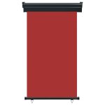 Vidaxl auvent latral de balcon 100x250 cm rouge