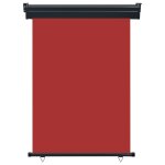 Vidaxl auvent lat�ral de balcon 120x250 cm rouge