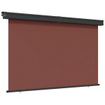 Vidaxl auvent latral de balcon 140x250 cm marron
