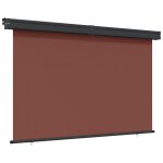 Vidaxl auvent latral de balcon 170x250 cm marron
