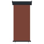 Vidaxl auvent latral de balcon 80x250 cm marron